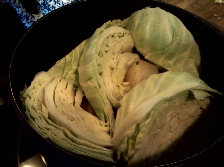 Cabbage in slow cooker